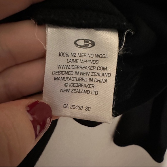 Icebreaker Women’s Super Fine Merino 190 Slim Fit Quarter Zip Base Layer Large - Picture 4 of 6